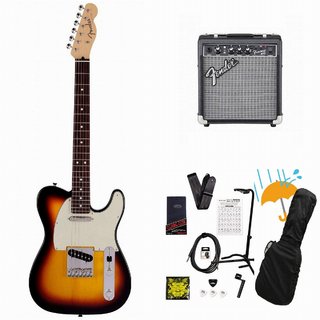 FenderMade in Japan Junior Collection Telecaster Rosewood FB 3-Color Sunburst Fender 10Wアンプ付属エレキギ