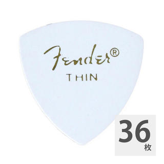 Fenderフェンダー 346 Shape Classic Celluloid Picks Thin White ピック×36枚