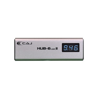 Custom Audio Japan(CAJ) HUB-6 ver.II DC出力 分岐電源ハブ デジタル電圧計ディスプレイ搭載