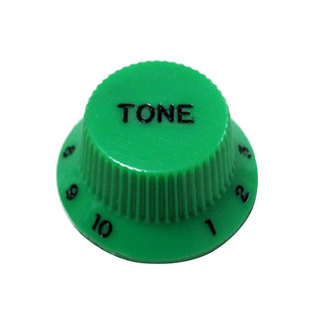 Montreux Strat Tone Knob Metric Green No.8799 ギターパーツ