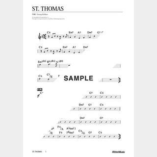 楽譜 St. Thomas
