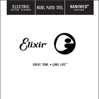 Elixir 【大決算セール】 NANOWEB Coating Strings (Single/.049)