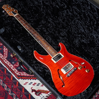 Giffin GuitarsStandard 6 Semi-Acoustic Transparent-Red