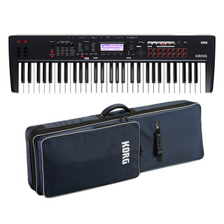 KORG KROSS2-61-DB (Dark Blue) ケースセット 【春の新生活応援セール!～3/31(火)】