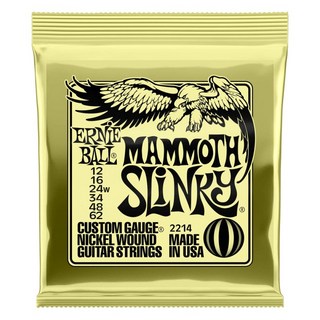 ERNIE BALL【在庫処分超特価】 Mammoth Slinky Nickel Wound Electric Guitar Strings 12-62 (wound G) #2214
