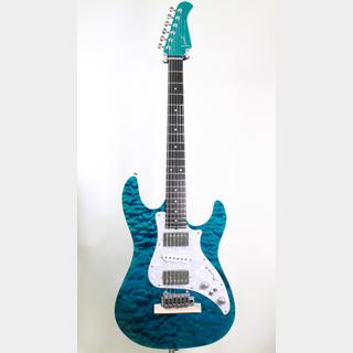 Varita Soltar Standard 5053 Quilt Top / Emerald Blue