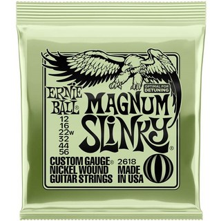 ERNIE BALL Magnum Slinky Nickel Wound Electric Guitar Strings 12-56 #2618【在庫処分特価】