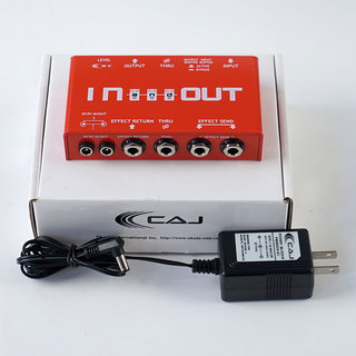 Custom Audio Japan(CAJ) 【中古】 バッファー内蔵 ジャンクションボックス CAJ IN and OUT カスタムオーディオジャパン