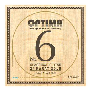 OPTIMA NO6.GNHT No.6 24K Gold High Nylon クラシックギター弦