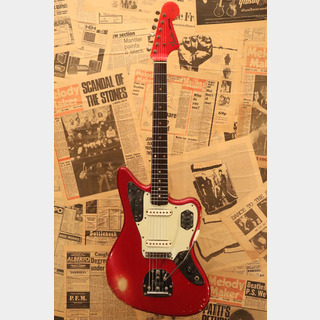 Fender 1963 JAGUAR "Original Candy Apple Red Finish with Flat Pole Piece Pickups"
