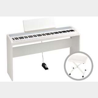 KORGB2-WH (ホワイト)【専用スタンド＆椅子セット！】デジタル・ピアノ【WEBSHOP】