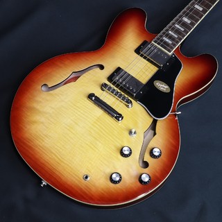 EpiphoneInspired by Gibson ES-335 Figured Raspberry Tea Burst (RTB) 【横浜店】