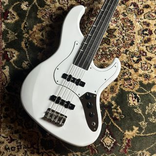 RYOGA VAL-BASS White エレキベース ジャズベースタイプ ベイクドメイプルネック