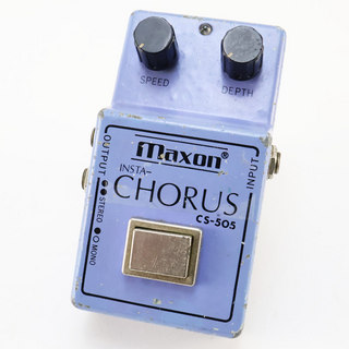 Maxon 【中古】コーラス エフェクター MAXON マクソン CS-505 INSTA-CHORUS アナログコーラス ギターエフェクター