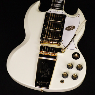 Epiphone Inspired by Gibson Custom 1963 Les Paul SG Custom with Maestro Vibrola Classic White ≪S/N:240715203