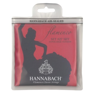 HANNABACHFlamenco SET827SHT RED スーパーハイテンション フラメンコギター弦