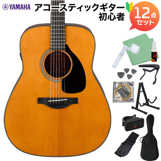 YAMAHA FGX3 Red Label アコースティックギター初心者12点セット エレアコ