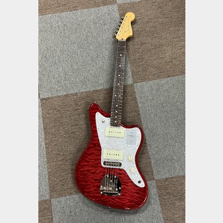 Fender 2024 Collection, Made in Japan Hybrid II Jazzmaster, Rosewood Fingerboard, Quilt Red Beryl