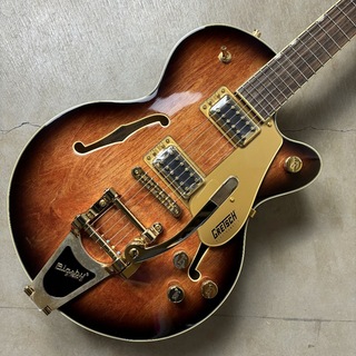 GretschG5655TG Single Barrel Burst セミアコギター