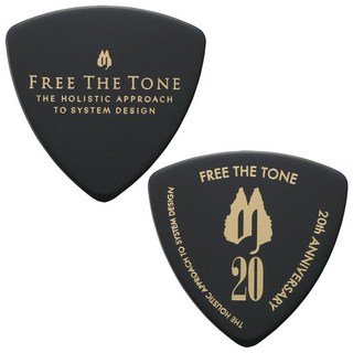 Free The ToneFREE THE TONE 20th Anniversary Pick BK/Gold