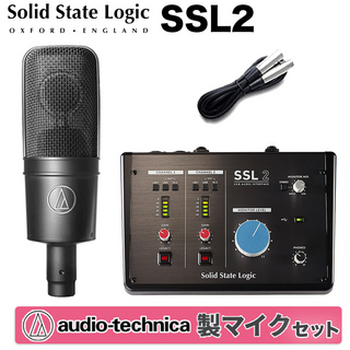 Solid State Logic SSL2 AT4040セット 2In 2Out USBオーディオインターフェイス SSL