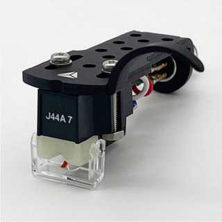 JICOOMNIA J44A 7 AURORA IMP NUDE BLACK (蓄光) 無垢丸針 ヘッドシェル付きカートリッジ Shure シュア
