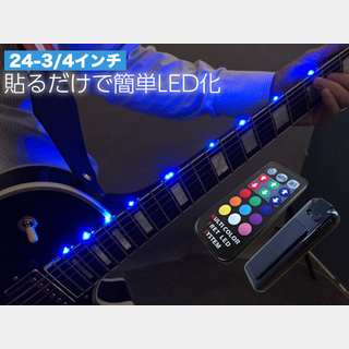 鯖-ヒカリモノ24-3/4インチ ネックLED エレキギター用