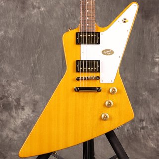 Epiphone Inspired by Gibson Custom 1958 Korina Explorer (White Pickguard) Aged Natural [S/N 24011525507]【WEB