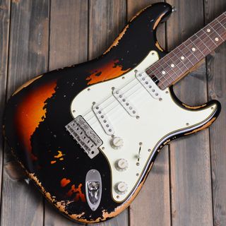 HISTORY HST/62-Premium/LTD　Hard Aged 3 Tone Sunburst on Black