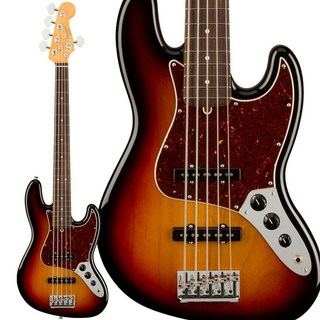Fender American Professional II Jazz Bass V (3-Color Sunburst/Rosewood) 【大決算セール】