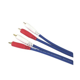EXFORMCOLOR TWIN CABLE 2RR-3.0M (RCA-RCA 1ペア) 3.0m (BLUE)