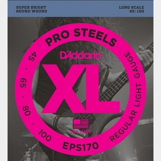 D'Addario EPS170 XL PROSTEELS Bass Strings 45-100 Long Scale 【渋谷店】