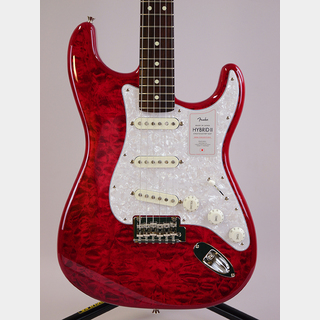 Fender 2024 Collection Made in Japan Hybrid II Stratocaster Quilt (Red Beryl)