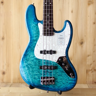 Fender 2024 Collection Made in Japan Hybrid II Jazz Bass Quilt Aquamarine