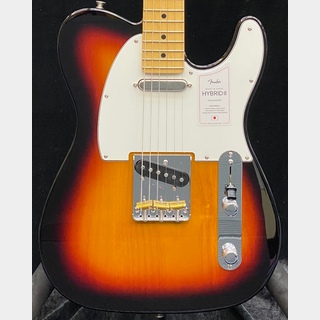 Fender Made In Japan Hybrid II Telecaster -3 Color Sunburst/Maple-【JD23020826】【3.35kg】