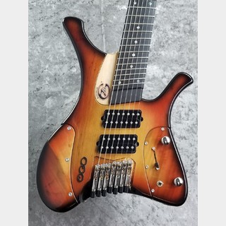 EGO Guitars Super 7 Sunburst Multiscale / Hardtail 店頭展示品1本限り チョイ傷特価!