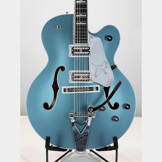 Gretsch G6136T-140 LTD / 140th Falcon Hollow Body with String-Thru Bigsby  Two-Tone Stone Platinum/Pure Plat