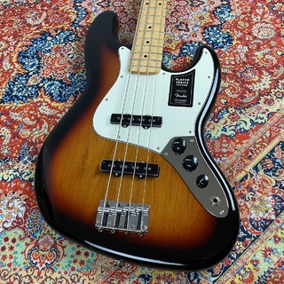 Fender Player Jazz Bass, Maple Fingerboard - 3-Color Sunburst【現物画像】