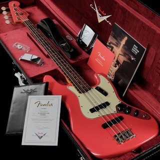 Fender Custom Shop 1963 Jazz Bass Journeyman Relic Aged Fiesta Red (重量:4.09kg )【渋谷店】