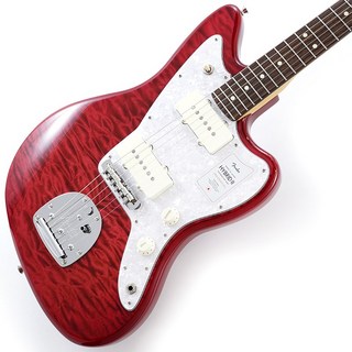 Fender 2024 Collection Hybrid II Jazzmaster QMT (Red Beryl/Rosewood)