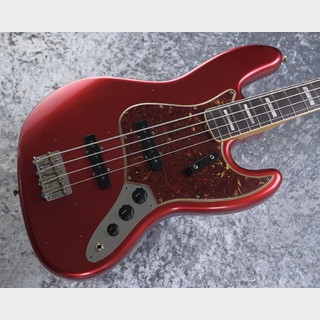 Fender Custom Shop 1966 Jazz Bass  Journeyman Relic - Aged Candy Apple Red MH -【4.10kg】【#CZ574299】