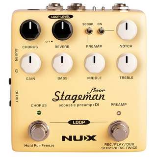 nu-x Stageman Floor NAP-5 Acoustic Preamp & DI NU-X アコースティック楽器用プリアンプ ニューエックス【WEBS