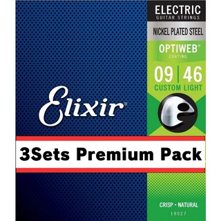 ElixirOPTIWEB Custom Light (.009 - .046) [19027]【3Pack】