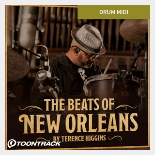 TOONTRACK DRUM MIDI - The Beats of New Orleans 【代引き不可】