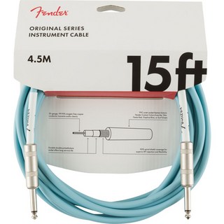 FenderORIGINAL SERIES CABLE 15feet (DAPHNE BLUE) (#0990515003)
