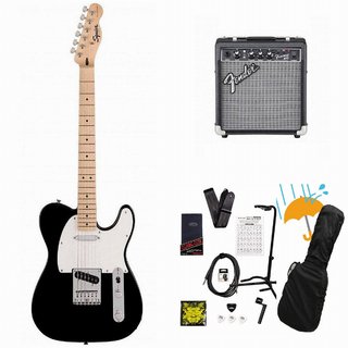 Squier by Fender Sonic Telecaster Maple FB WH PG Black Fender 10Wアンプ付属エレキギター初心者セットR【WEBSHOP】