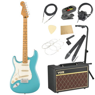 Fender Player II Stratocaster Left-Handed MN Aquatone Blue エレキギター VOXアンプ付き 入門11点 初心者セット