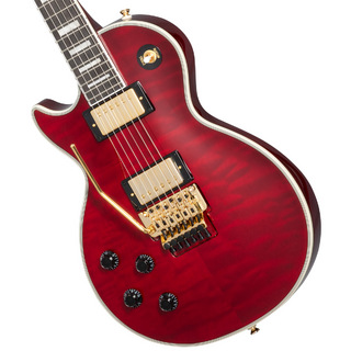 Epiphone Alex Lifeson Les Paul Custom Axcess Quilt Ruby LH Left Handed アレックス ライフソン ラッシュ [左利き