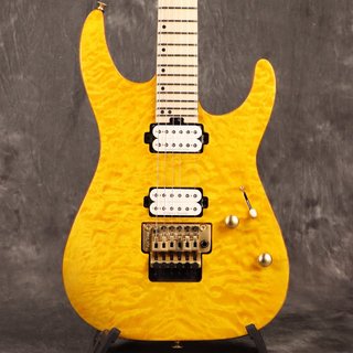 Charvel Pro-Mod DK24 HH FR M Mahogany with Quilt Maple Maple Fingerboard Dark Amber[S/N MC24001713]【WEBSHOP