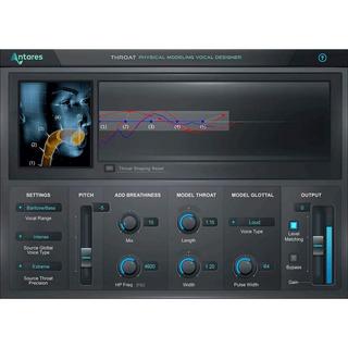 ANTARES 【アンタレスオートチューンオータムセール2025】Throat (アンタレス)(プラグインソフト)(オンライン納品)